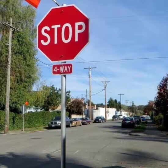 Factory Direct Durable Road Safety Warning Traffic Sign