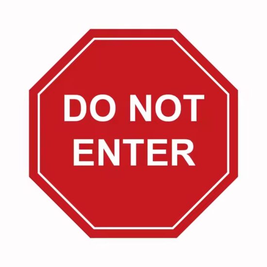 Custom Aluminum Reflective Road Sign