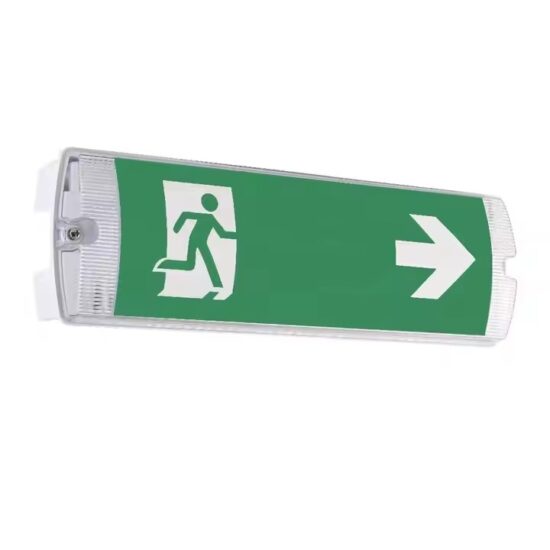 LED Fire Emergency Exit Sign with Backup Battery for Safety Compliance