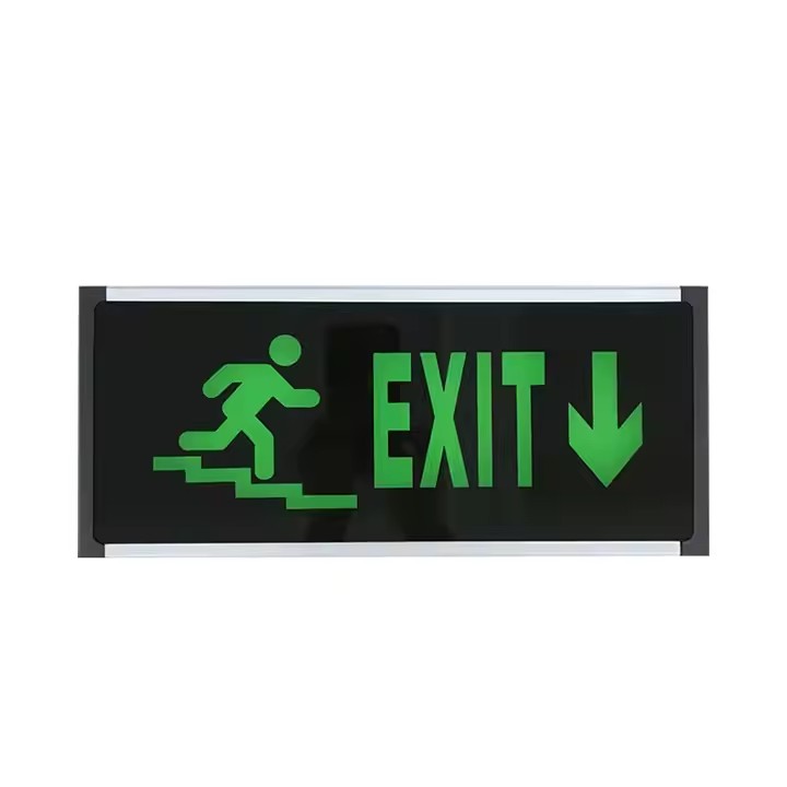 Custom LED Emergency Exit Sign with Integrated Lighting