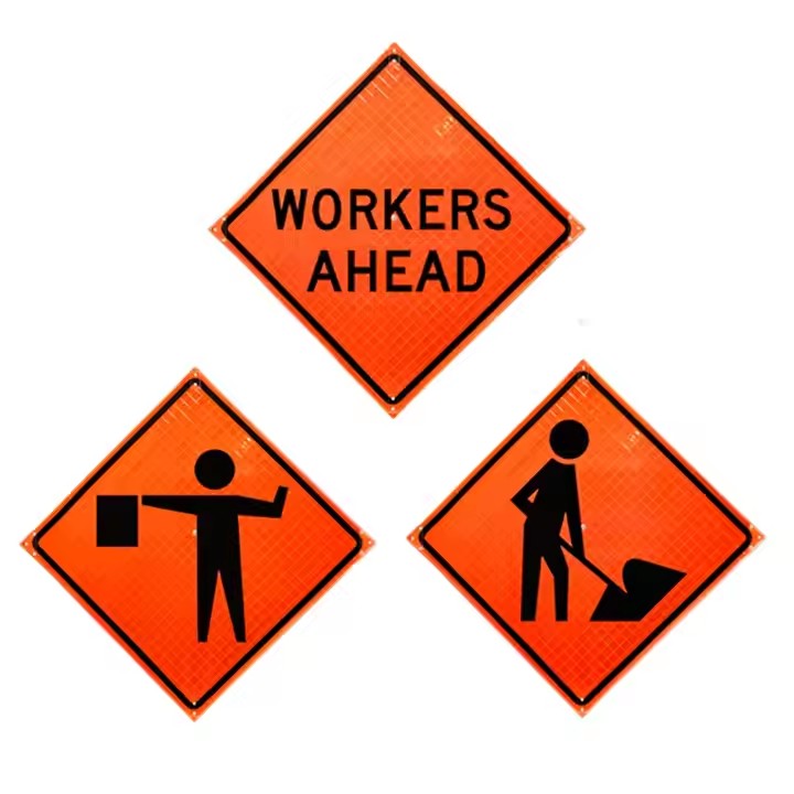 Traffic Roadwork Safety Construction Sign