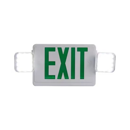 Multi-Functional Indoor LED Emergency Exit Sign with Backup Battery