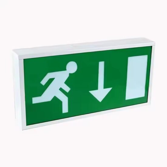Factory Direct LED Emergency Exit Sign with Backup Lighting