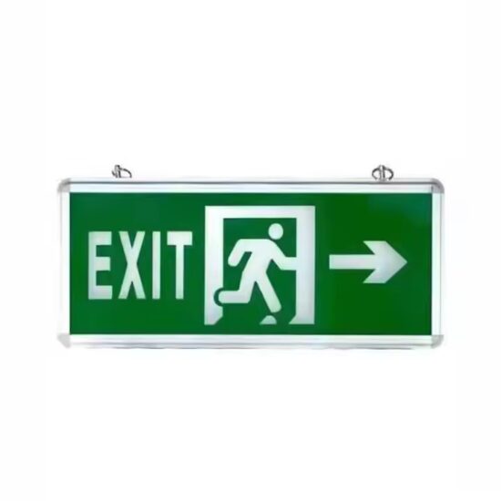 Rechargeable Corridor LED Emergency Exit Sign with Backup Battery