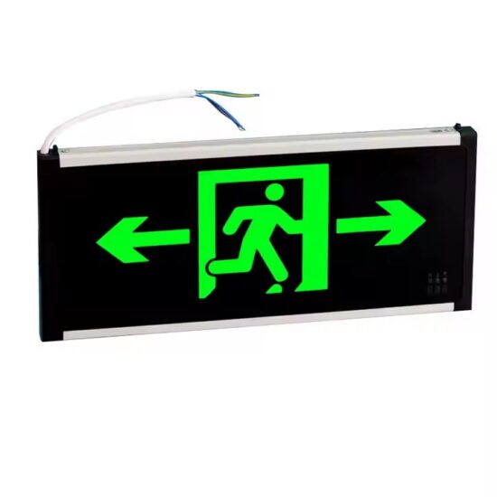 Rechargeable Corridor LED Emergency Exit Sign with Backup Battery