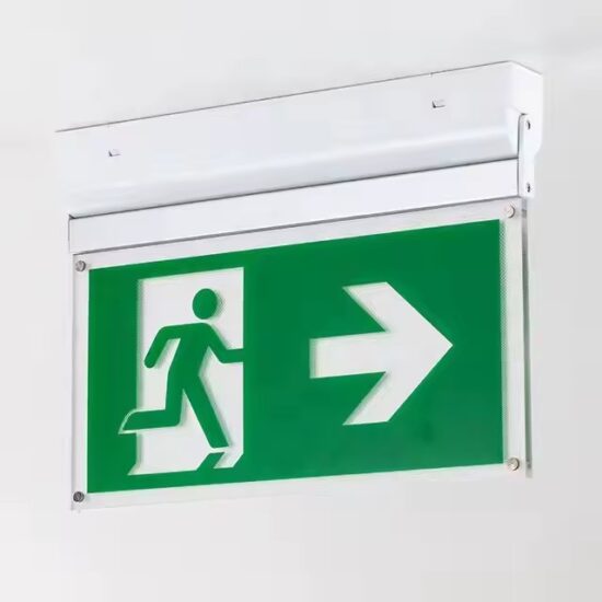 Best-Selling LED Emergency Exit Sign with Emergency Backup Light