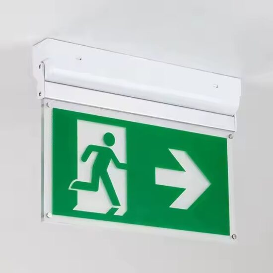 Best-Selling LED Emergency Exit Sign with Emergency Backup Light