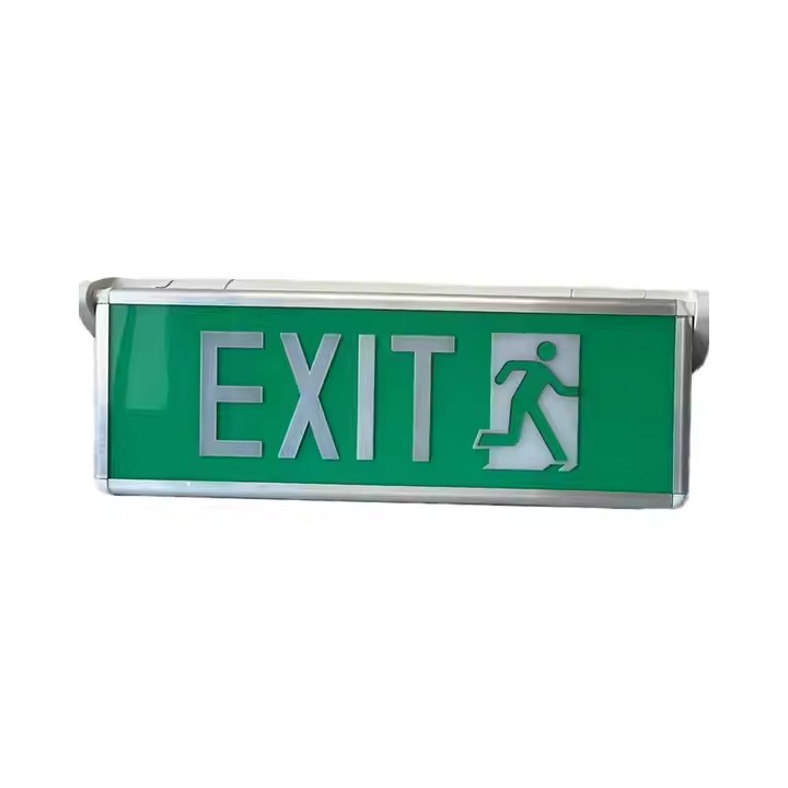 High-Visibility LED Emergency Lighting Exit Sign with Battery Backup