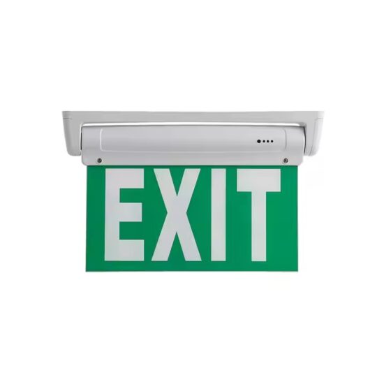 Portable Rechargeable Emergency Exit Sign with Backup Light