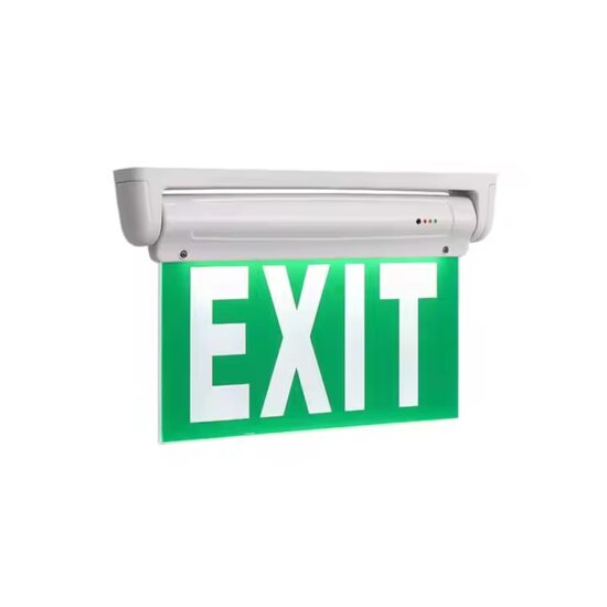 Portable Rechargeable Emergency Exit Sign with Backup Light