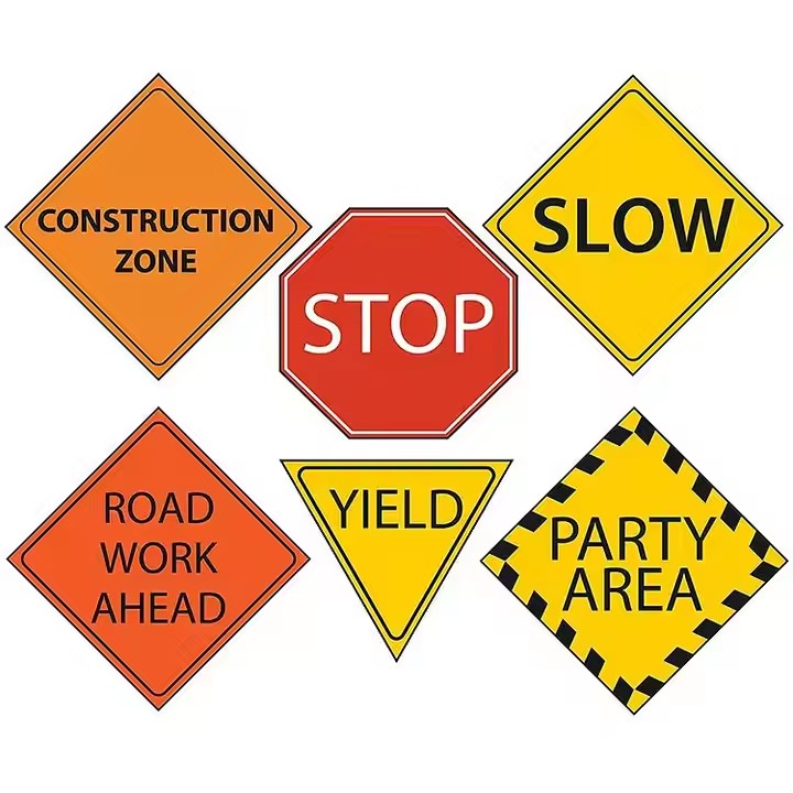 Custom Printed Portable Aluminum Traffic Sign