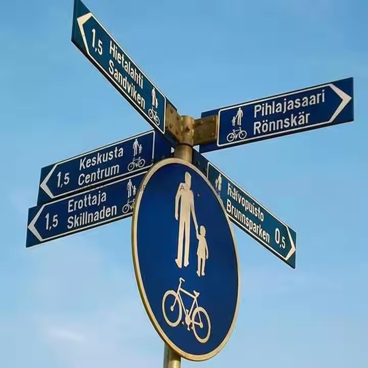 High-quality waterproof and durable aluminum road sign