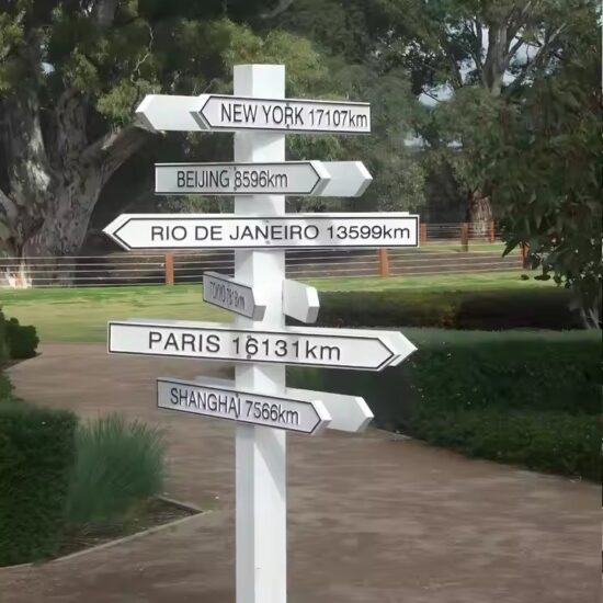 High-quality waterproof and durable aluminum road sign