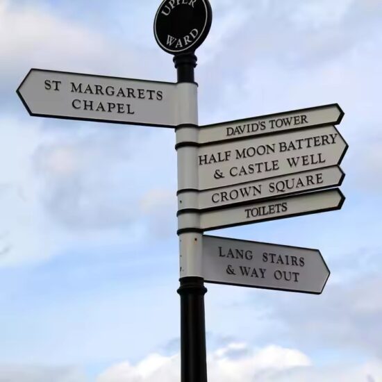 High-quality waterproof and durable aluminum road sign