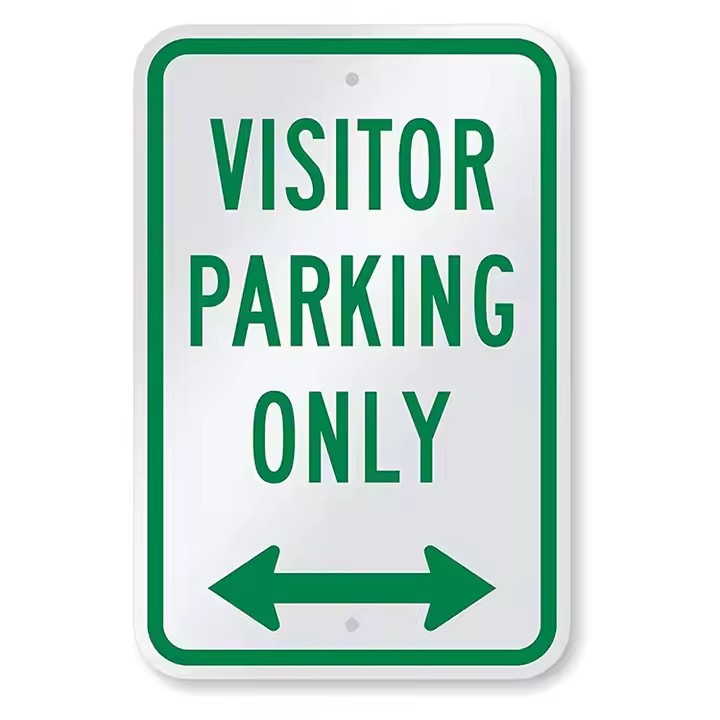 High Visibility Reflective Aluminum Safety Parking Sign