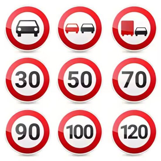 Custom Reflective Aluminum Traffic Road Sign