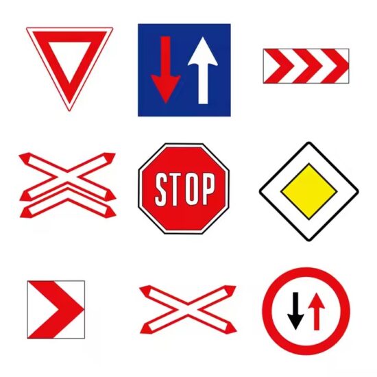 Custom Reflective Aluminum Traffic Road Sign