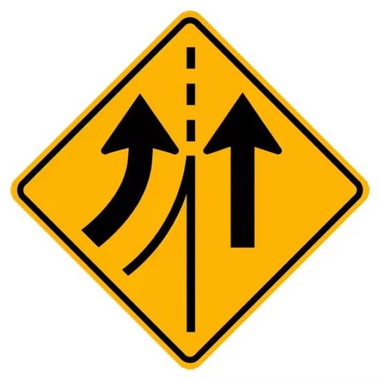 Reflective Metal Safety Warning Road Sign