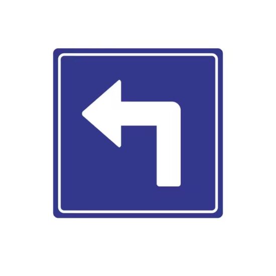 Reflective Metal Safety Warning Road Sign
