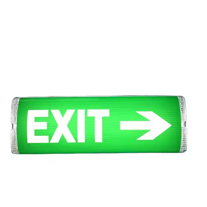 IP65 Waterproof LED Emergency Exit Sign with Arrow for Outdoor Use