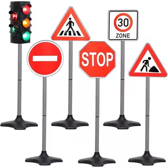 Custom Aluminum Metal Road Traffic Sign with Reflective Surface