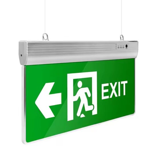 High-Quality LED Emergency Exit Sign with Directional Arrow