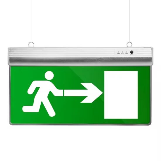 High-Quality LED Emergency Exit Sign with Directional Arrow