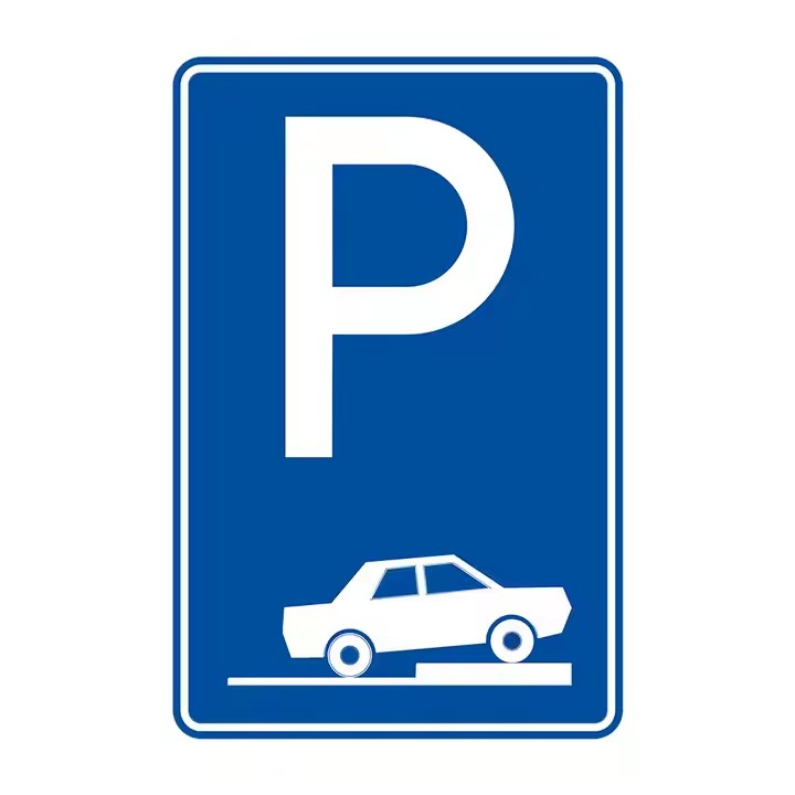 Custom Reflective Parking Sign for Safety and Road Use
