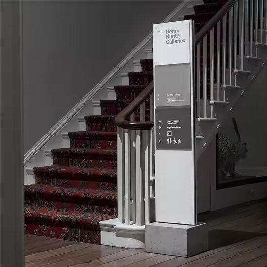 Custom Wayfinding Direction Sign Manufacturer for Commercial Spaces