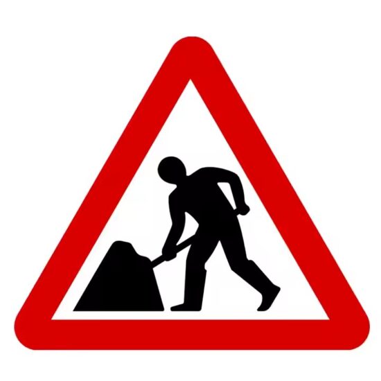 Custom Aluminum Road Construction Sign for Traffic Safety