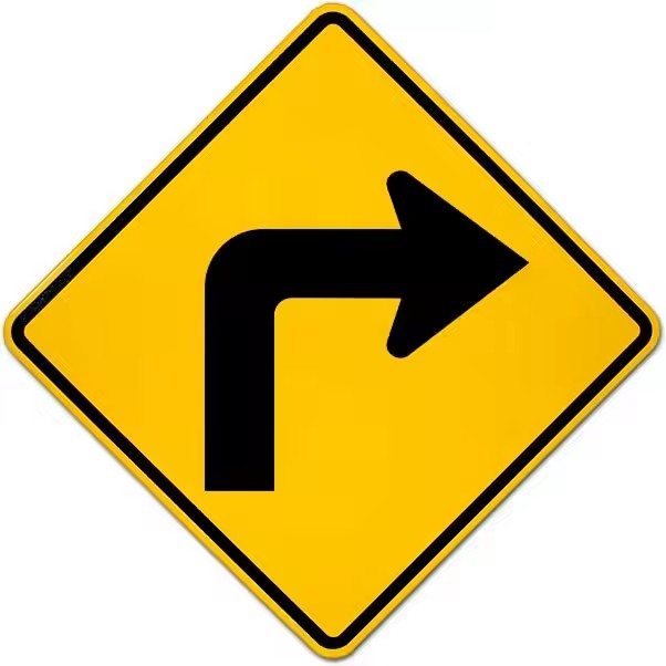 High-Quality Reflective Aluminum Road Guide Sign for Traffic Direction