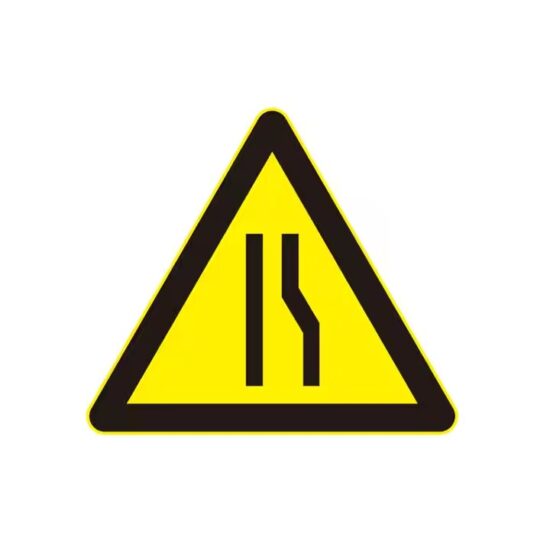Custom Aluminum Road Warning Sign with Reflective Surface for Traffic Safety
