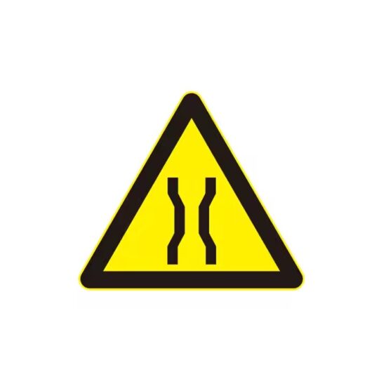 Custom Aluminum Road Warning Sign with Reflective Surface for Traffic Safety
