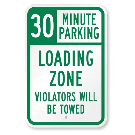 Custom Outdoor Weatherproof Metal Parking Sign