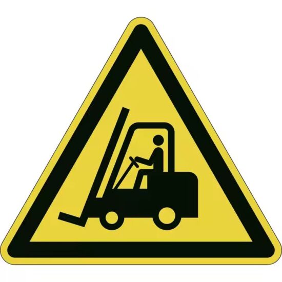 Metal Construction Sign for Worksite Safety