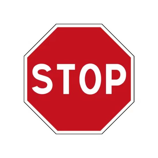 Wholesale aluminum STOP sign for outdoor road safety and intersection use