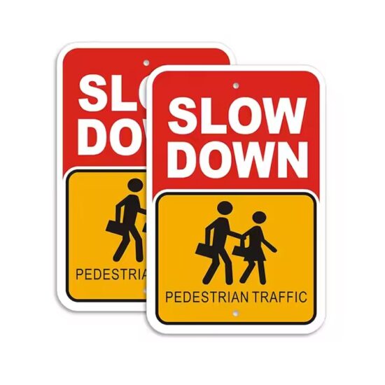 Custom Size Reflective School Zone Safety Traffic Sign