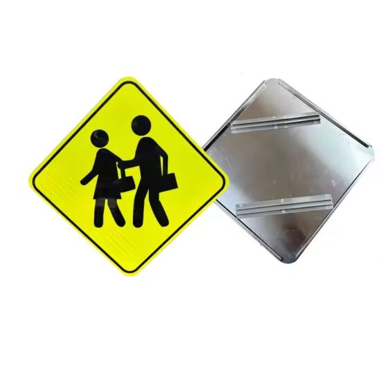 Custom Size Reflective School Zone Safety Traffic Sign
