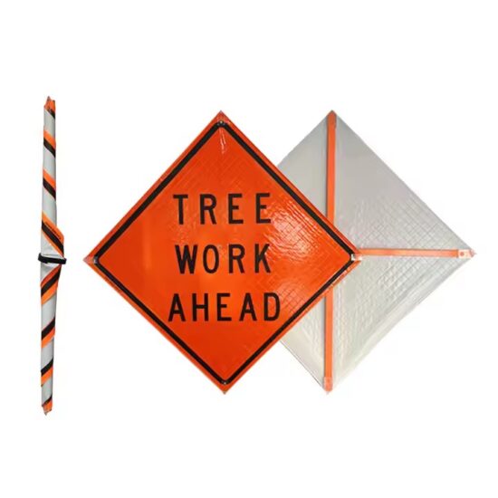 Temporary Traffic Control Road Construction Sign for Outdoor Use