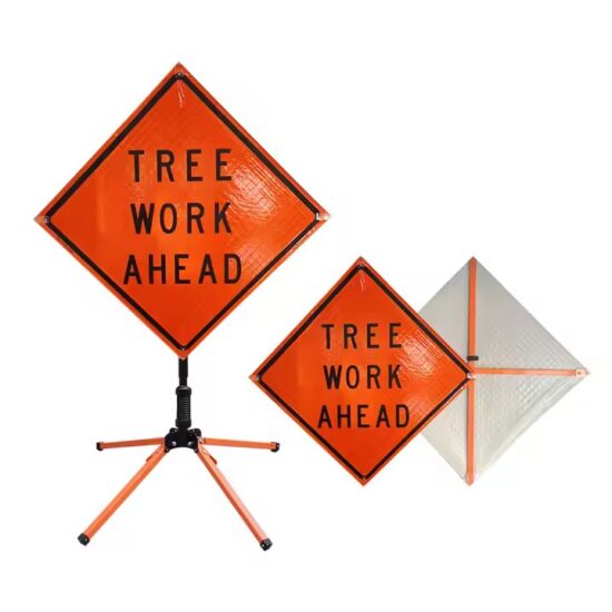 Temporary Traffic Control Road Construction Sign for Outdoor Use