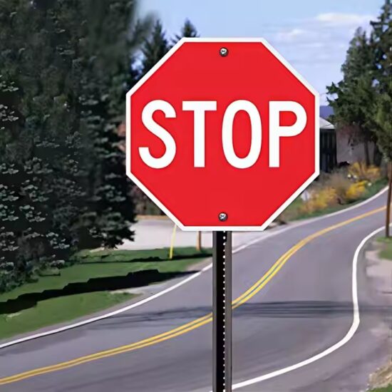 Waterproof Aluminum No Parking Traffic Sign for Outdoor Use