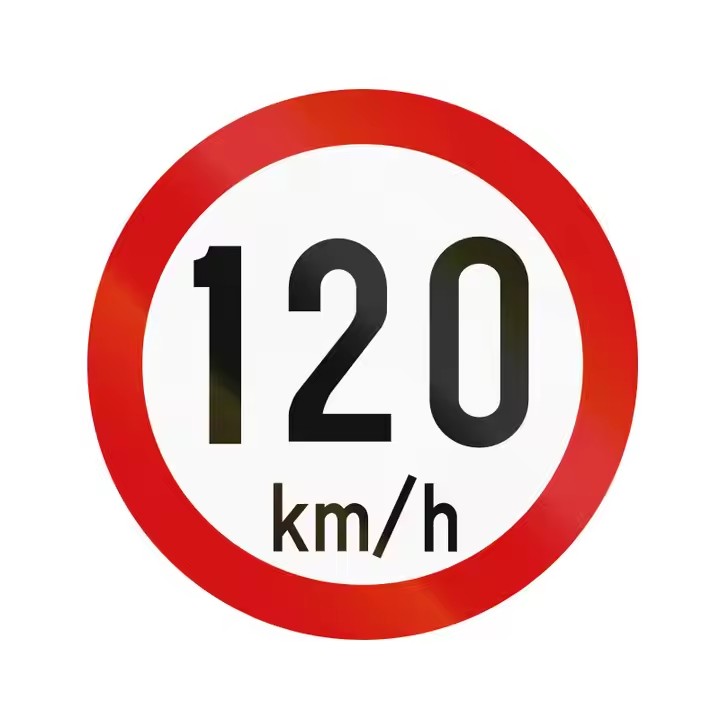 Custom reflective aluminum speed limit traffic sign