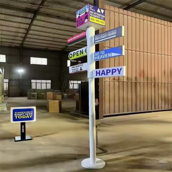 Durable Multi-Directional Outdoor Wayfinding Sign Installed in Park