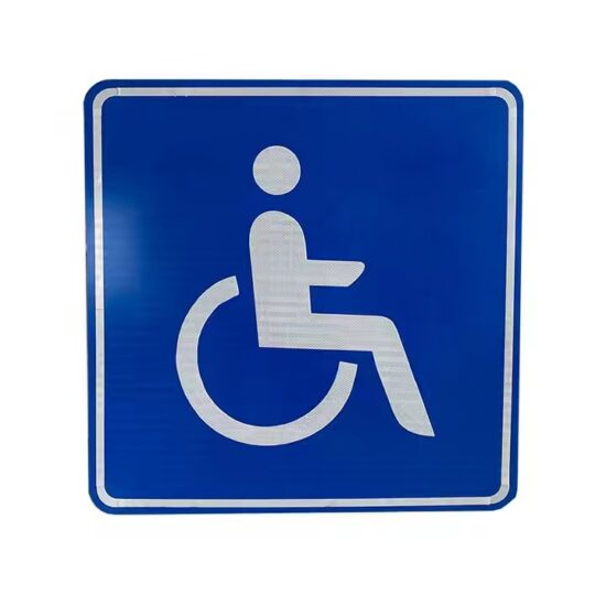 Custom aluminum traffic safety reflective signs with high durability and visibility