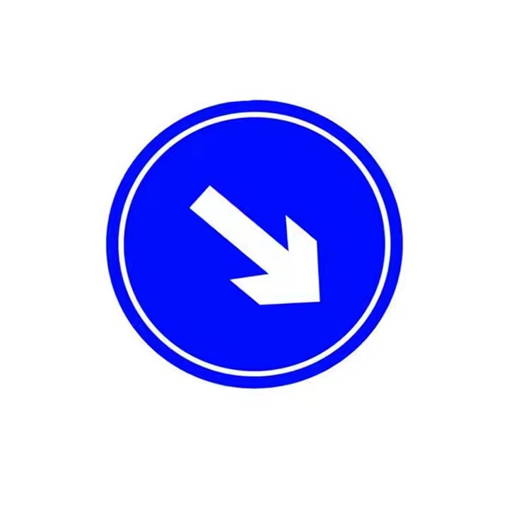 Custom Reflective Traffic Guide Sign for Road Direction
