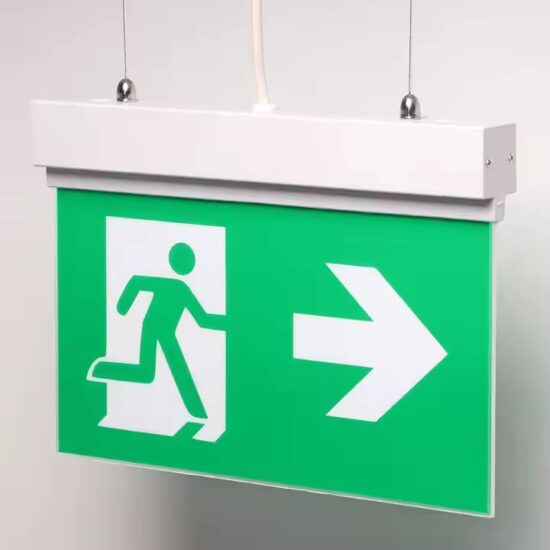 Custom LED Emergency Exit Sign with Bright Illumination for Evacuation