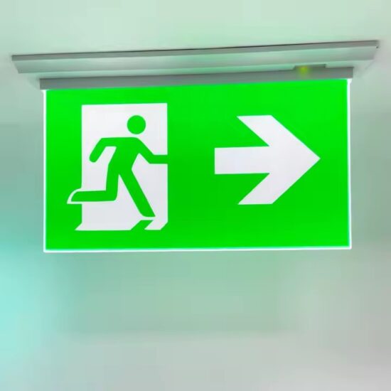 Custom LED Emergency Exit Sign with Bright Illumination for Evacuation