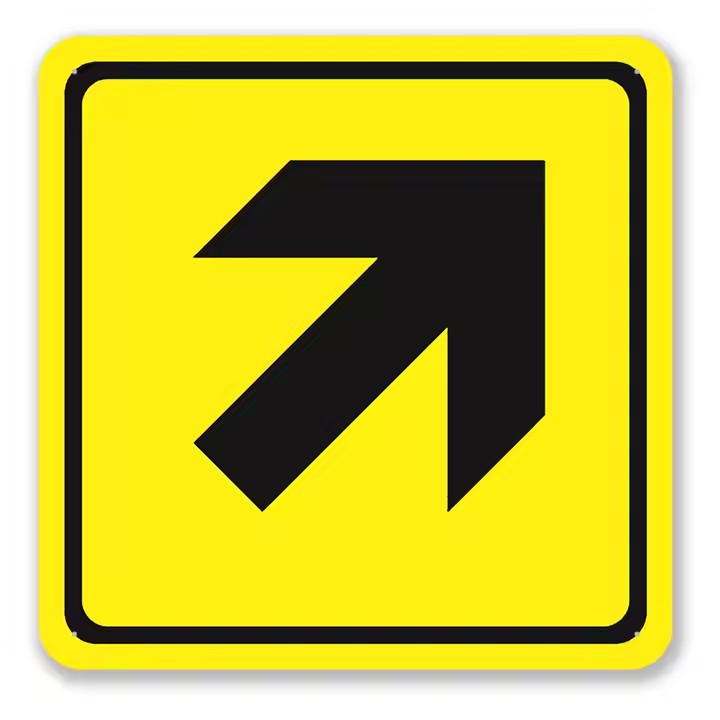 Custom Metal Traffic Road Sign with Reflective Finish