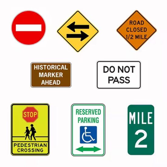 Custom Reflective Warning Road Sign
