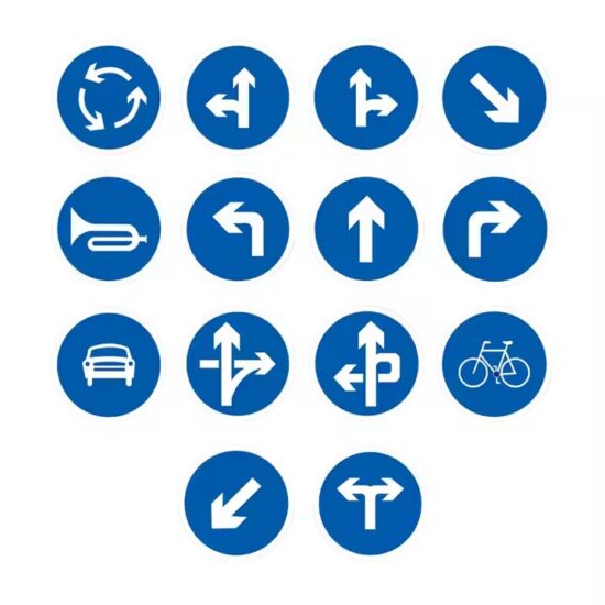 Custom Designed Reflective Safety Traffic Guide Sign